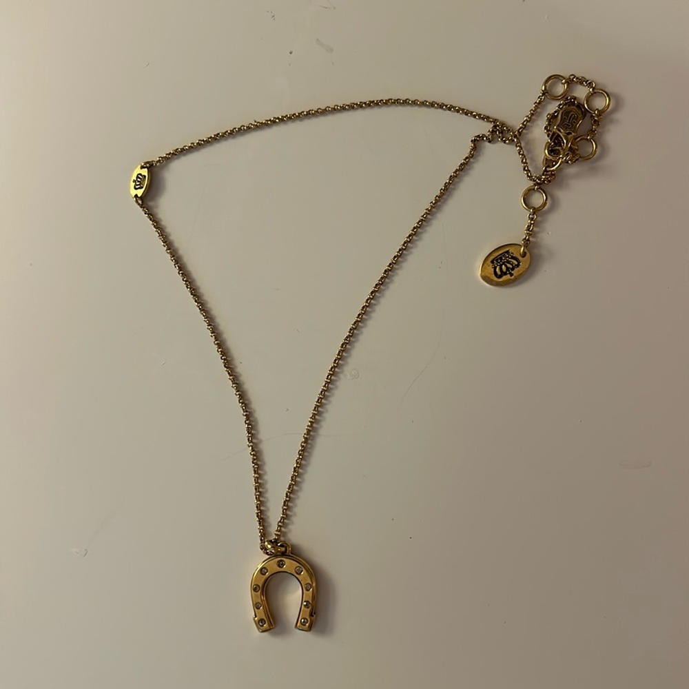 Juicy Couture horseshoe necklace